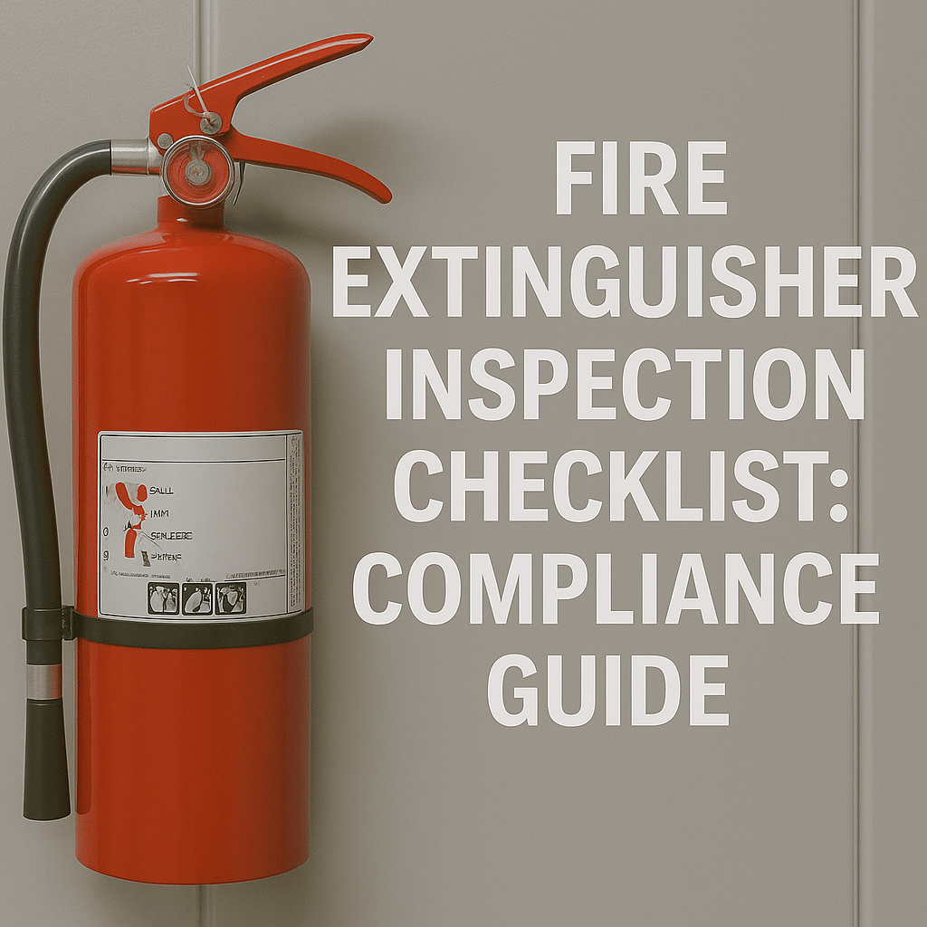 fire extinguisher inspection checklist