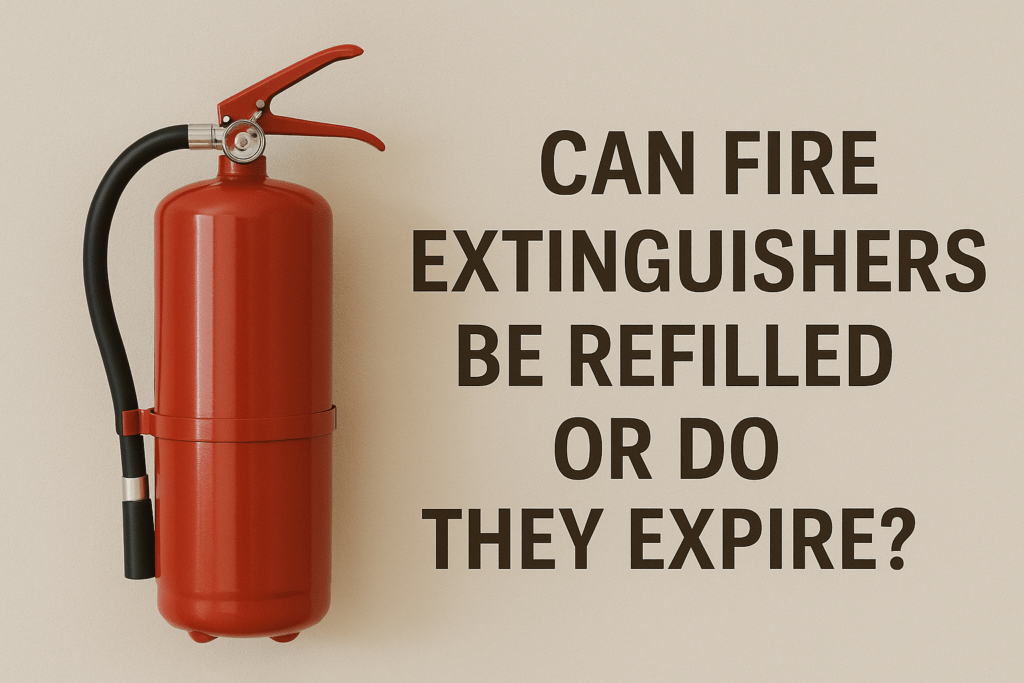 can fire extinguishers be refilled or do they expire