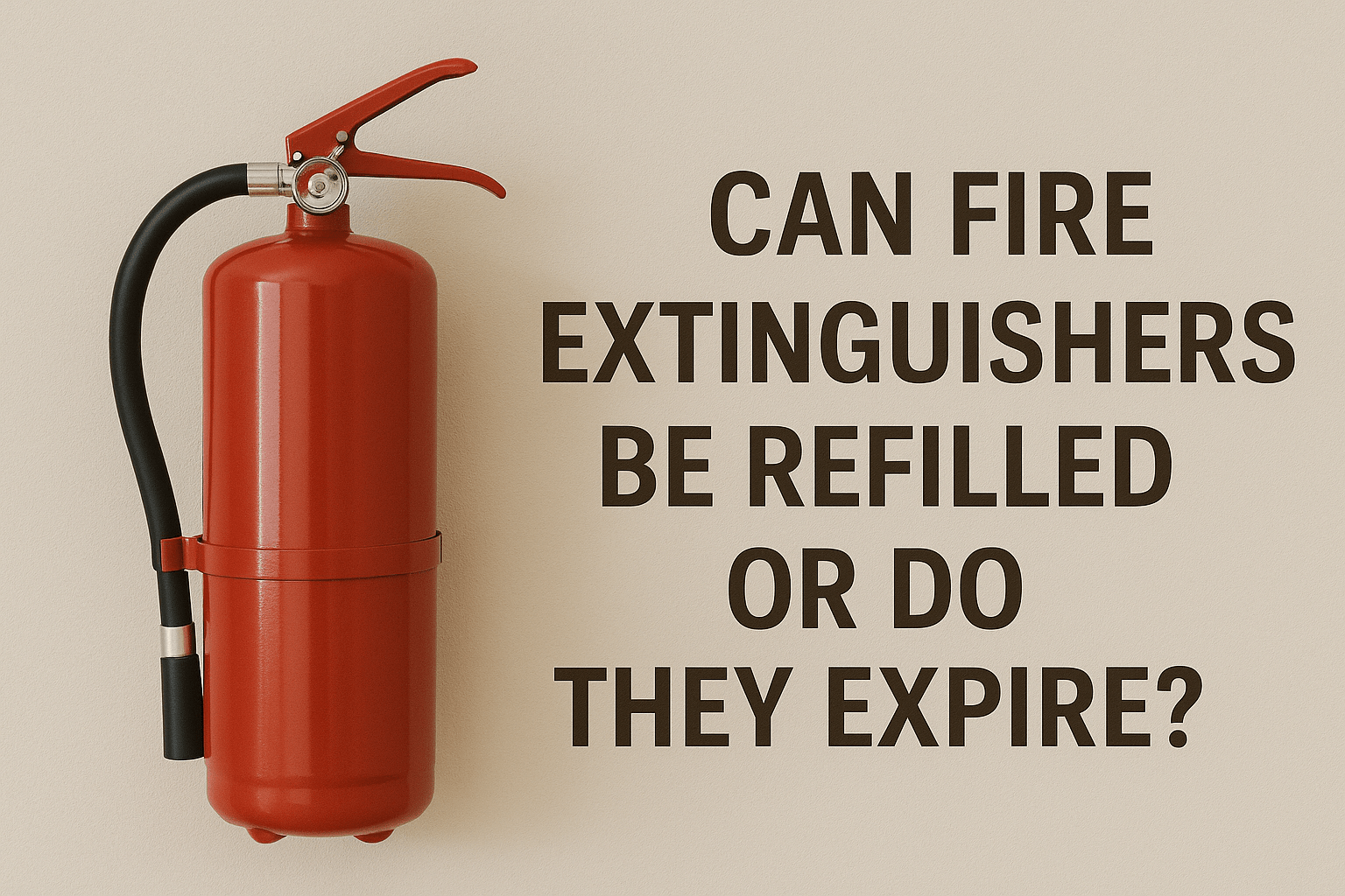 Can Fire Extinguishers Be Refilled or Do They Expire? - APFE Corp.